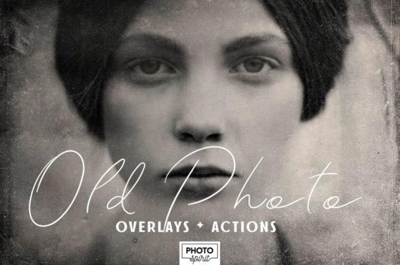 Download Old Photo Effect Overlays + Actions - Photo effect Collection