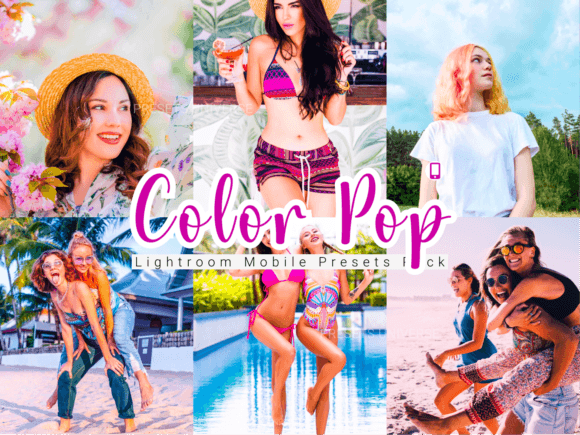 Download 6 Color Pop Lightroom Mobile Presets DNG - Presets dng Collection