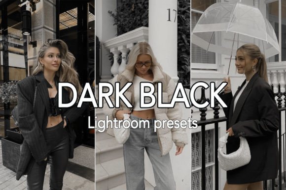 Download 15 Dark Black Lightroom Presets - Black lightroom presets Collection