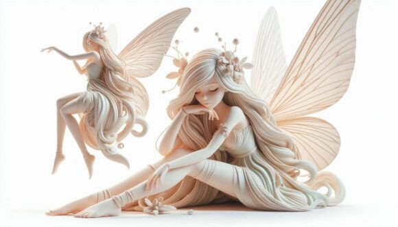 Download 🔲 Minimalist Fairy in Soft Tones - Soft tones Collection