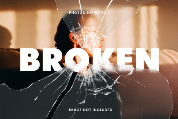 Download Broken Photo Effect Psd - Photo effect Collection