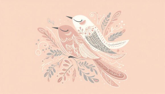 Download Wow Pastel Art of Birds with Soft Tones - Soft tones Collection