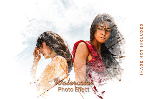 Download Watercolor Painting Brush Photo Effect - Photo effect Collection